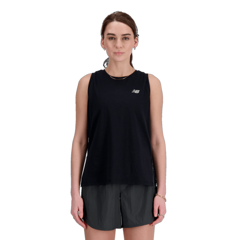 New Balance Women's Sport Essentials Heather Tech Tank Womens Apparel Shirts & Tops
