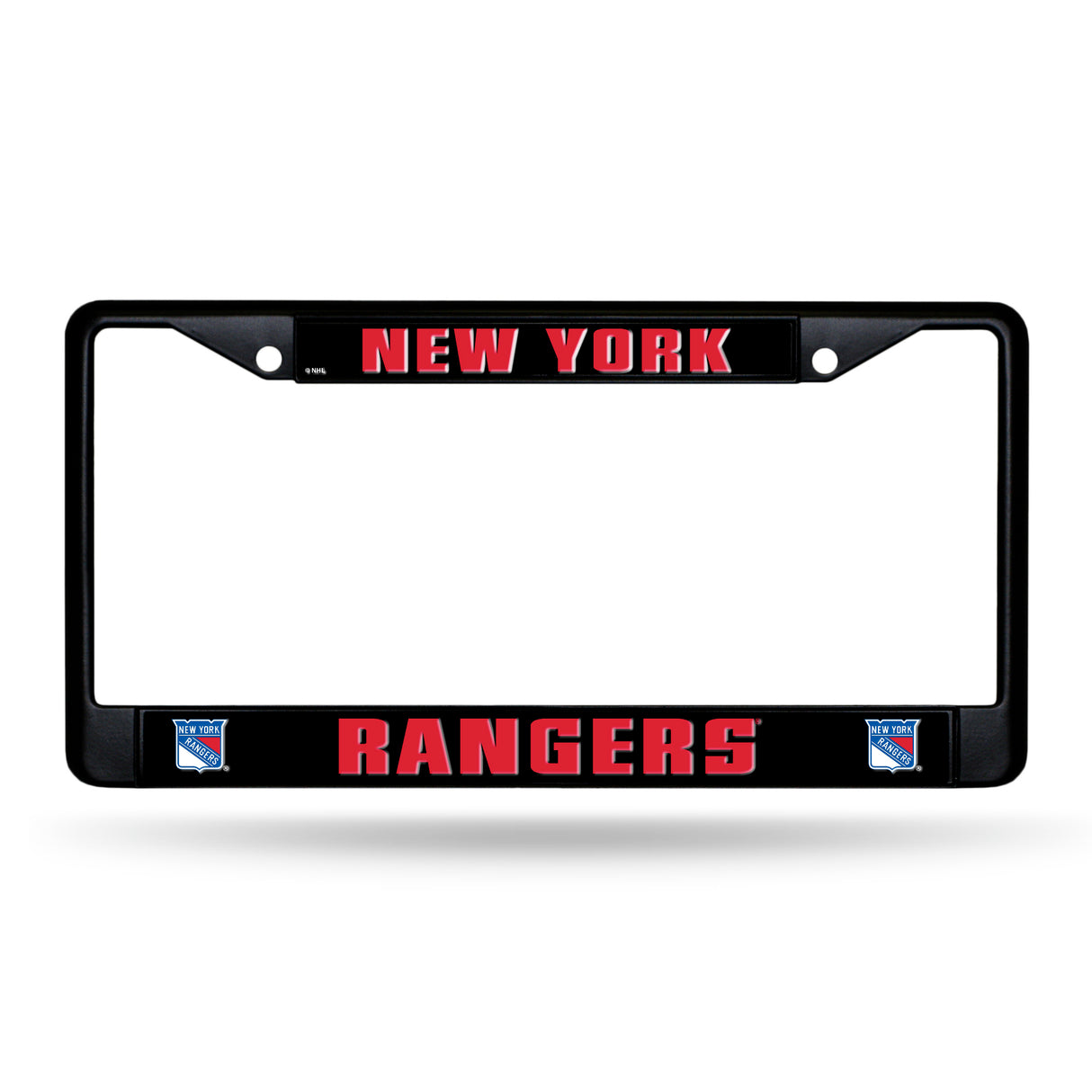 NHL New York Rangers Black Chrome License Plate Frame Fan Gear NHL New York Rangers