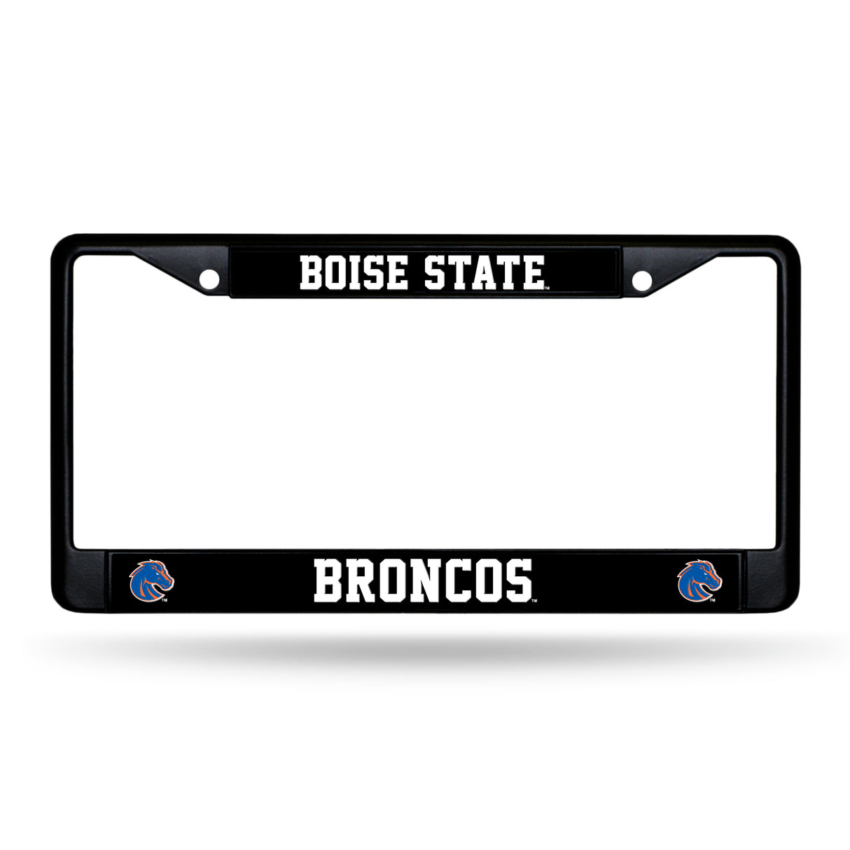 NCAA Boise State Broncos Black Chrome License Plate Frame Fan Gear NCAA Boise State Broncos