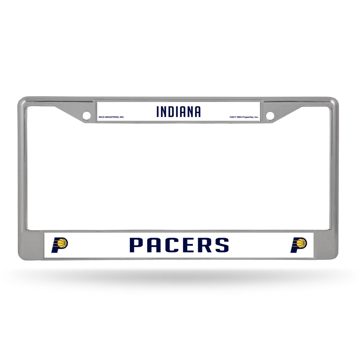 NBA Indiana Pacers Chrome License Plate Frame Fan Gear NBA Indiana Pacers