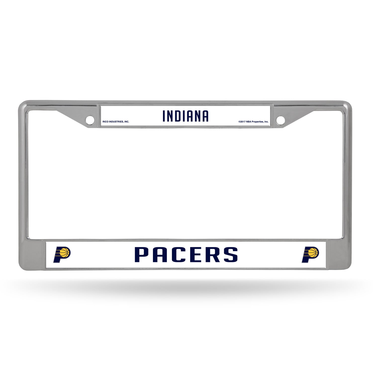 NBA Indiana Pacers Chrome License Plate Frame Fan Gear NBA Indiana Pacers