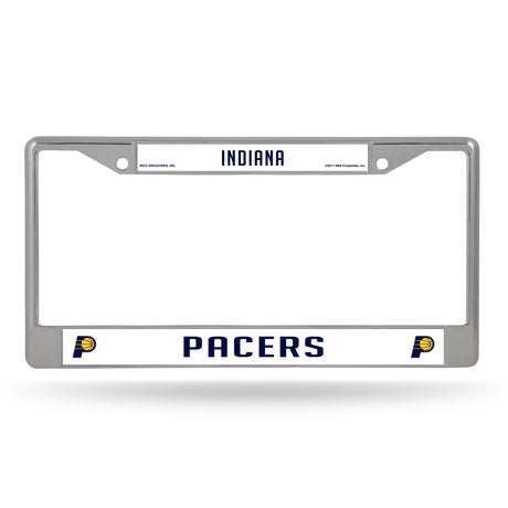 NBA Indiana Pacers Chrome License Plate Frame Fan Gear NBA Indiana Pacers