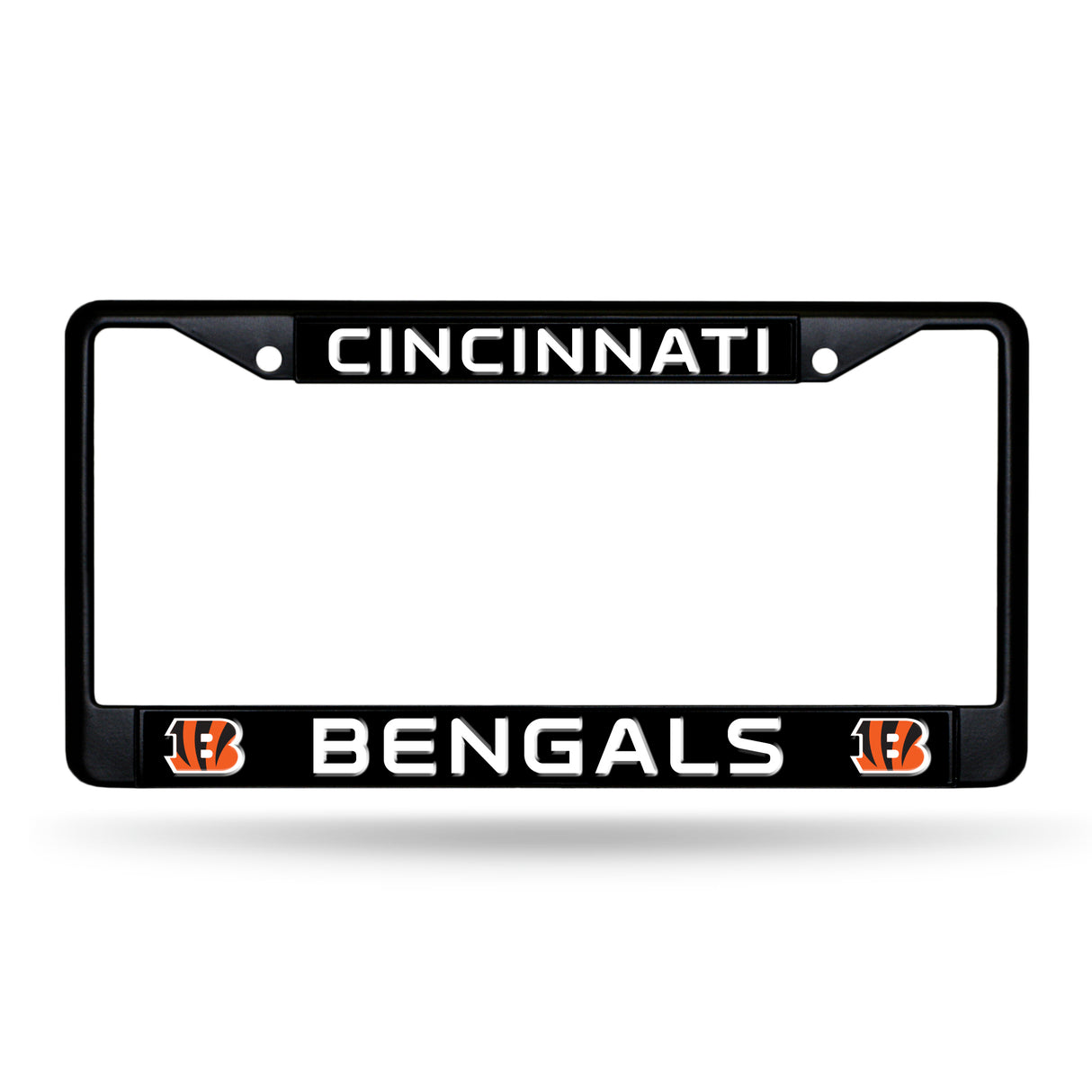NFL Cincinnati Bengals Black Chrome License Plate Frame Fan Gear NFL Cincinnati Bengals