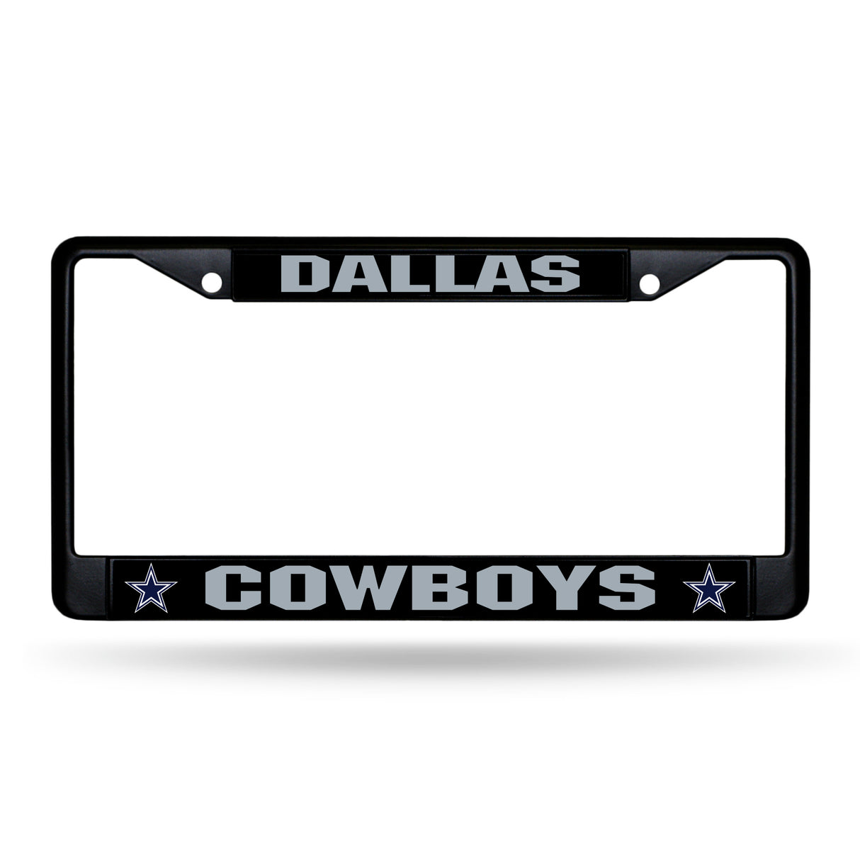 NFL Dallas Cowboys Black Chrome License Plate Frame Fan Gear NFL Dallas Cowboys