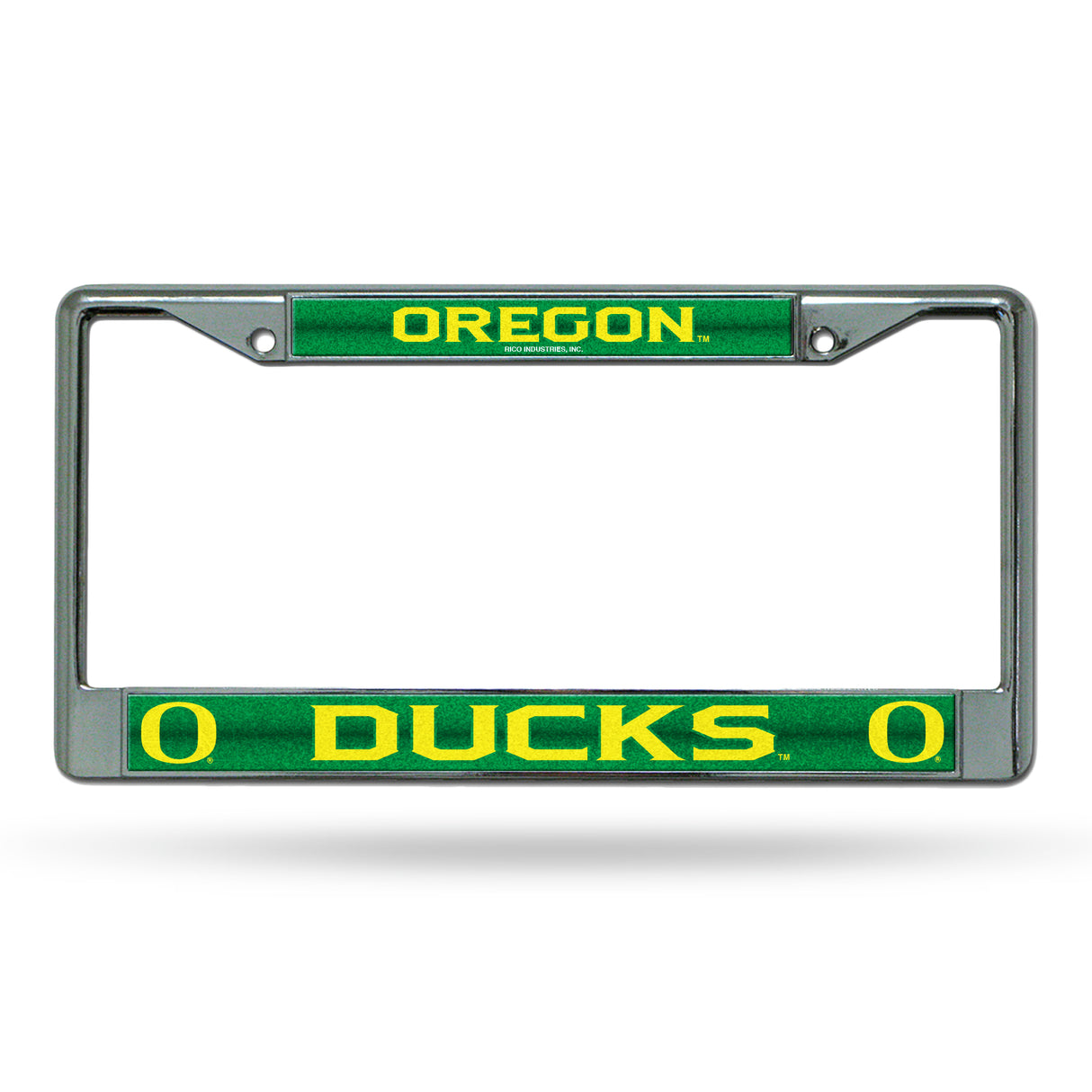 NCAA Oregon Ducks Chrome Glitter License Plate Frame Fan Gear NCAA Oregon Ducks