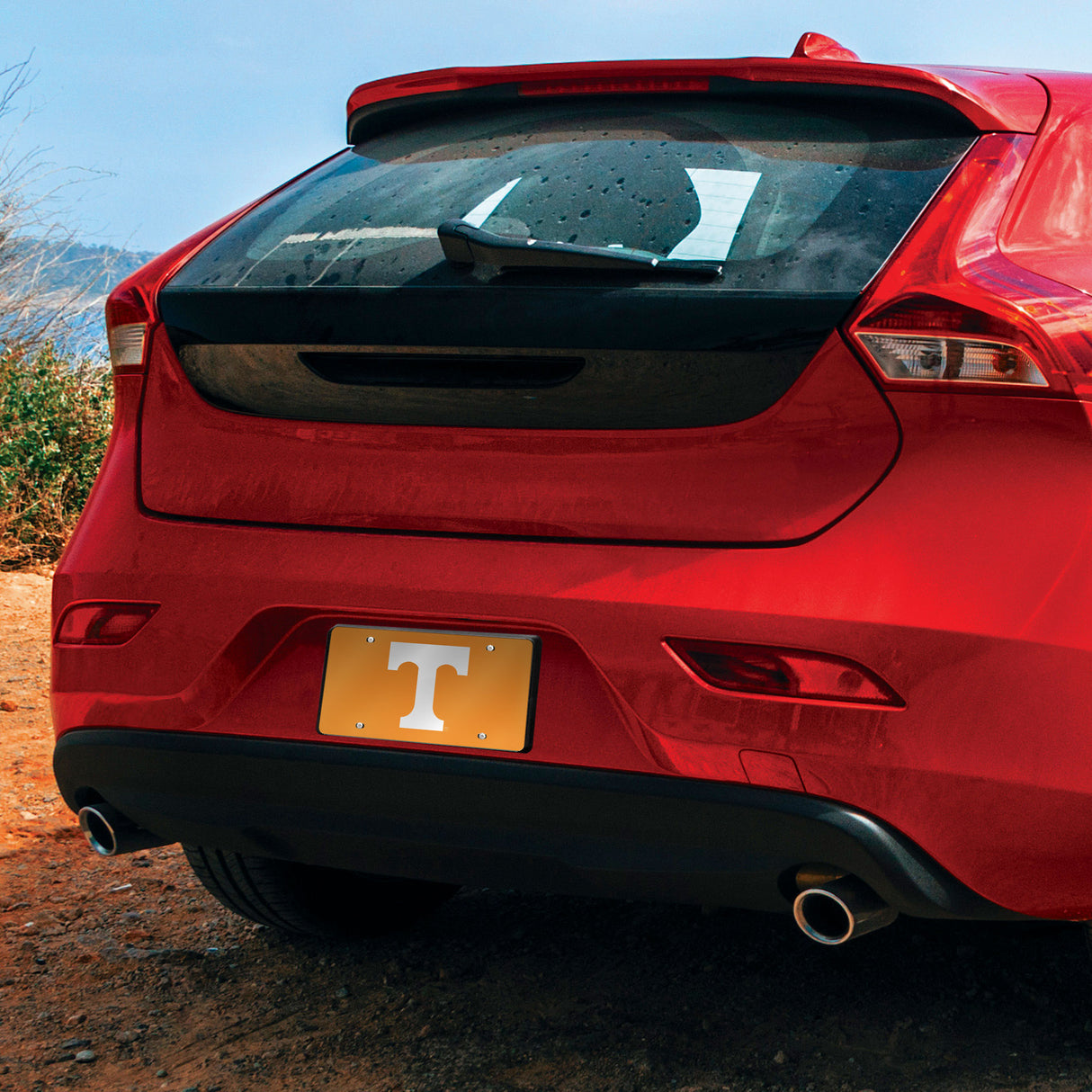 NCAA Tennessee Volunteers Laser Cut Automobile Tag Fan Gear NCAA Tennessee Volunteers