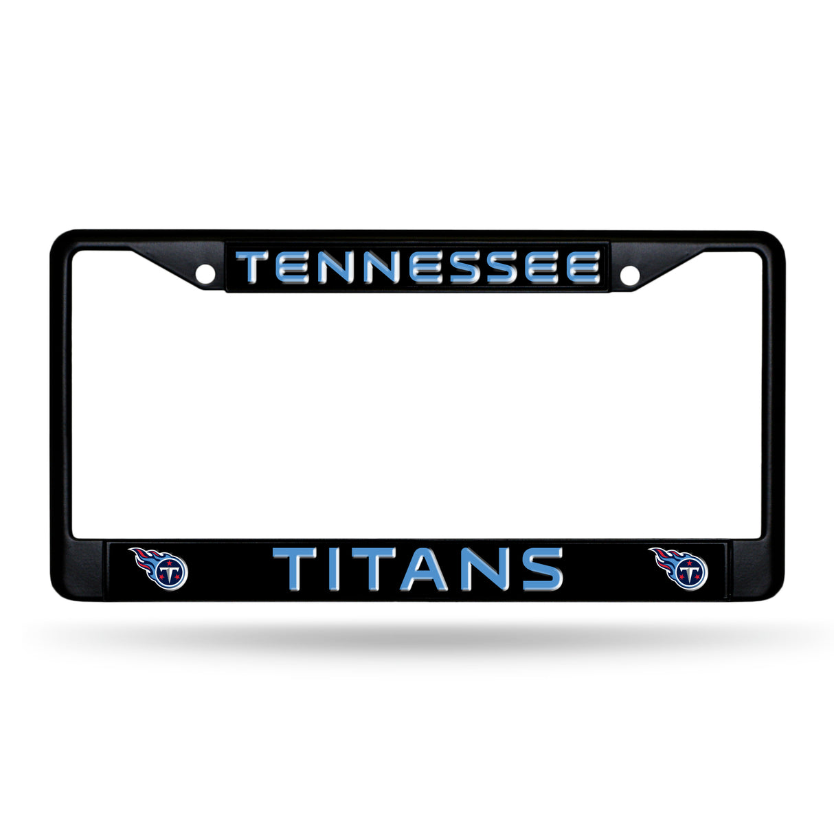 NFL Tennessee Titans Black Chrome License Plate Frame Fan Gear NFL Tennessee Titans