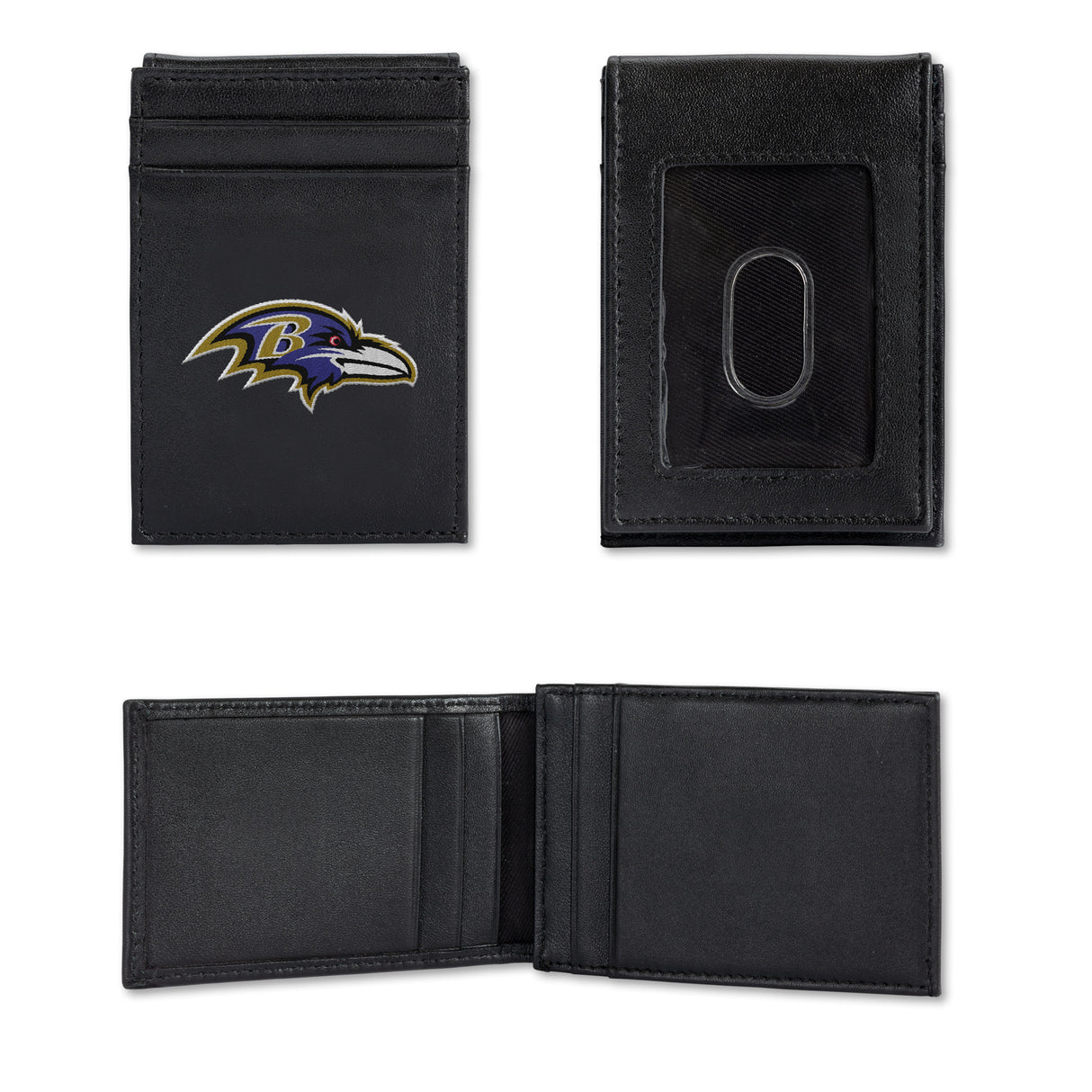 NFL Baltimore Ravens Embroidered Front Pocket Wallet Fan Gear NFL Baltimore Ravens