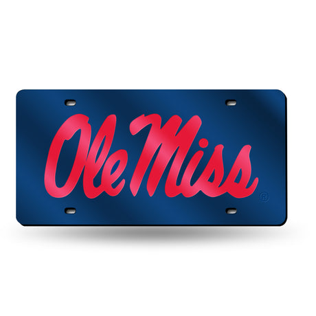 NCAA Mississippi Rebels - Ole Miss Laser Cut Automobile Tag Fan Gear NCAA Mississippi Rebels
