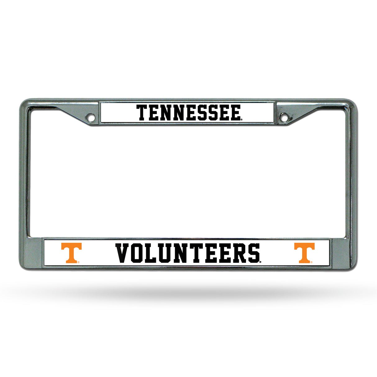 NCAA Tennessee Volunteers Chrome License Plate Frame Fan Gear NCAA Tennessee Volunteers