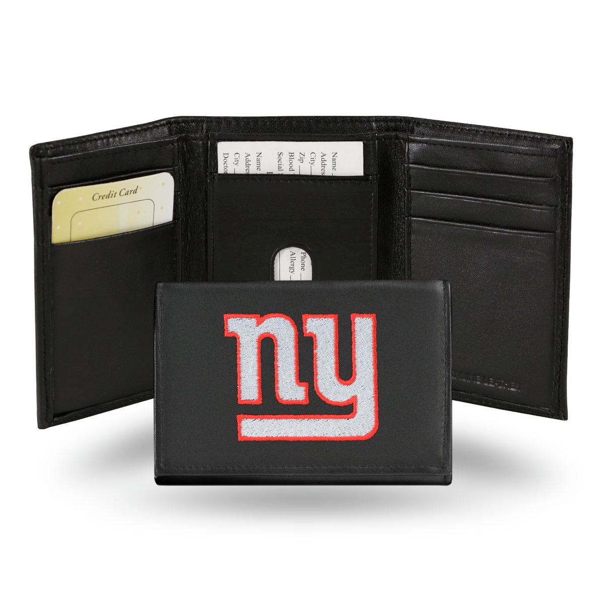NFL New York Giants Tri-Fold Wallet Fan Gear NFL New York Giants