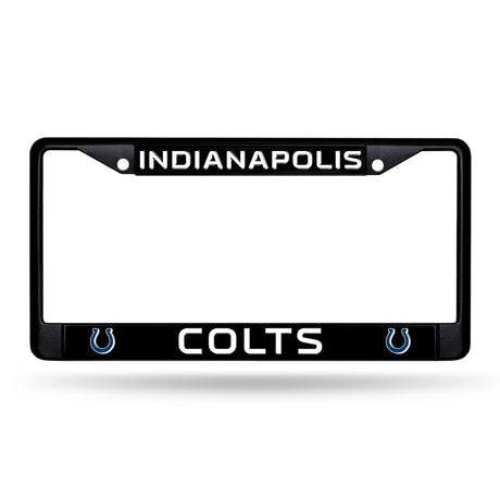 NFL Indianapolis Colts Black Chrome License Plate Frame Fan Gear NFL Indianapolis Colts