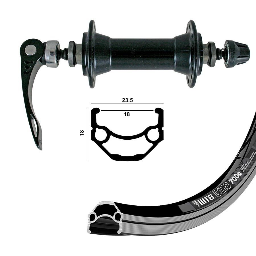 Wheel Shop WTB DX18 QR 26'' Wheel-3