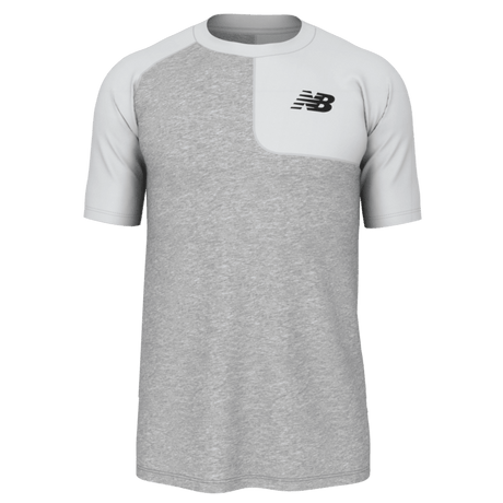 New Balance Men's SS Asym Baseball Top Left Baseball Jerseys Adult