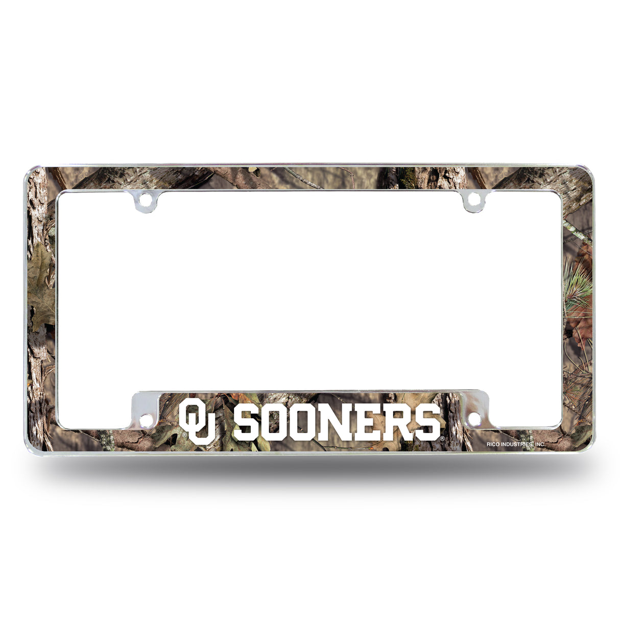 NCAA Oklahoma Sooners All Over Chrome License Plate Frame Fan Gear NCAA Oklahoma Sooners