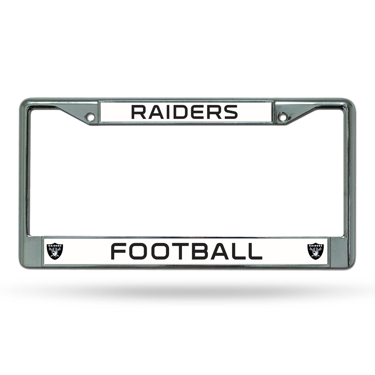 NFL Las Vegas Raiders Chrome License Plate Frame Fan Gear NFL Las Vegas Raiders