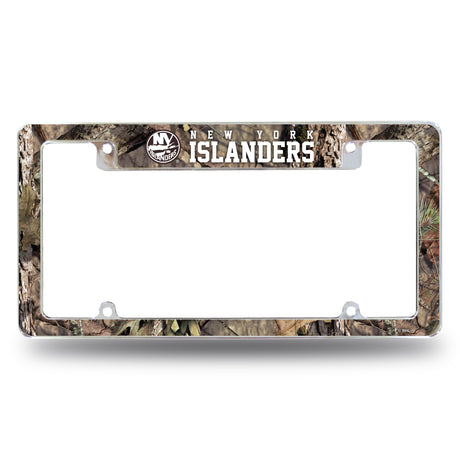 NHL New York Islanders All Over Chrome Frame Fan Gear NHL New York Islanders
