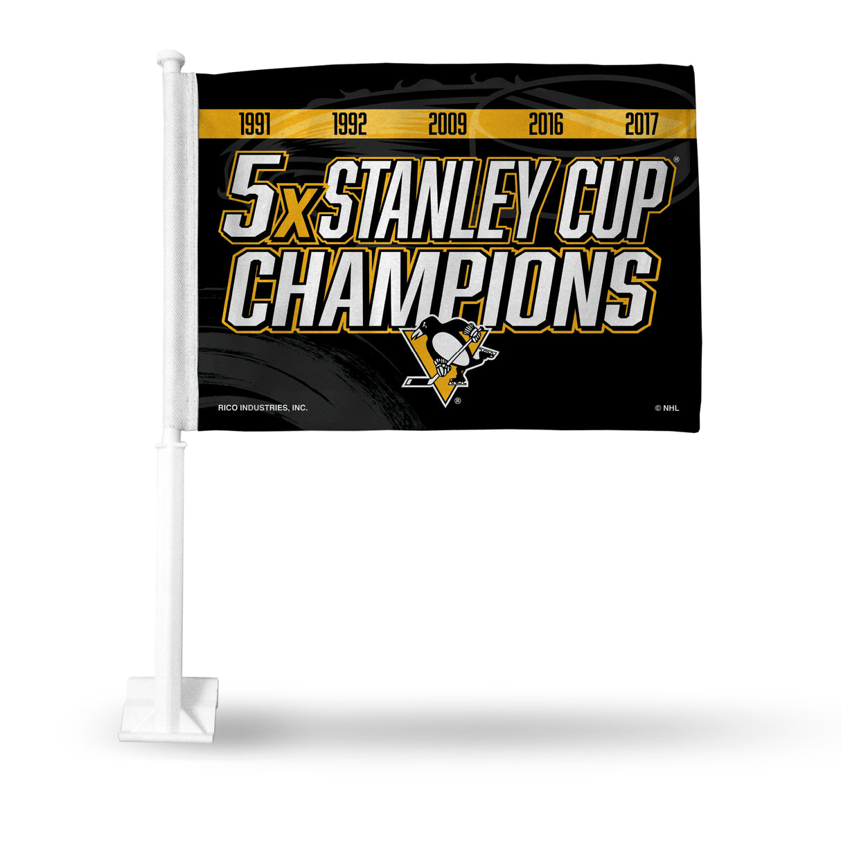 NHL Pittsburgh Penguins Car Flag Fan Gear NHL Pittsburgh Penguins