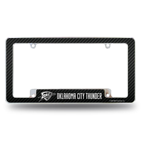 NBA Oklahoma City Thunder All Over Chrome Frame Fan Gear NBA Oklahoma City Thunder