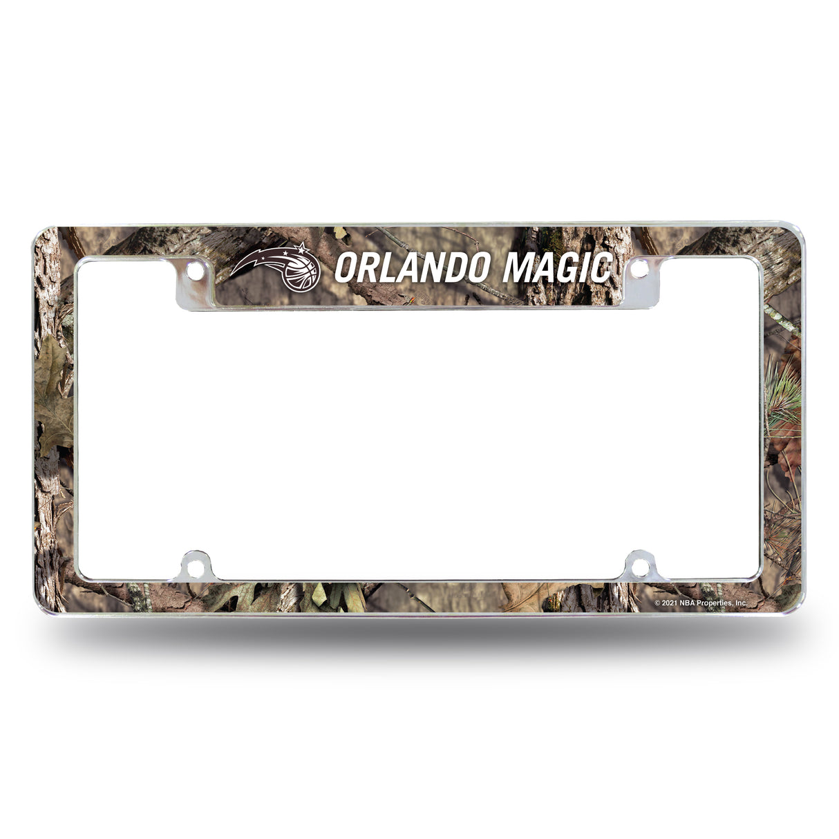 NBA Orlando Magic All Over Chrome License Plate Frame Fan Gear NBA Orlando Magic