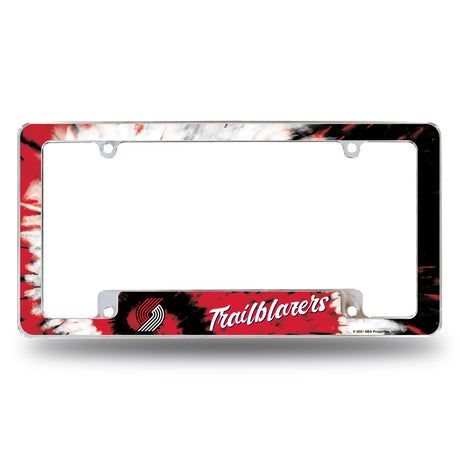 NBA Portland Trail Blazers All Over Chrome Frame Fan Gear NBA Portland Trail Blazers