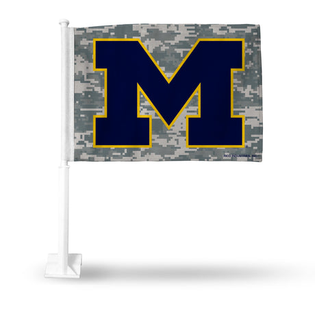 NCAA Michigan Wolverines Car Flag Fan Gear NCAA Michigan Wolverines