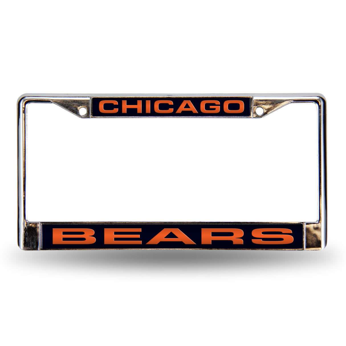 NFL Chicago Bears Laser Cut Chrome License Plate Frame Fan Gear NFL Chicago Bears