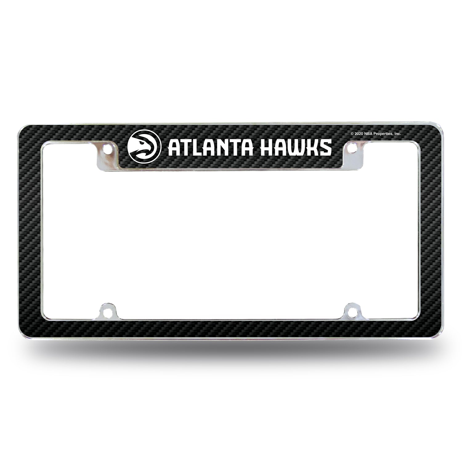 NBA Atlanta Hawks All Over Chrome License Plate Frame Fan Gear NBA Atlanta Hawks