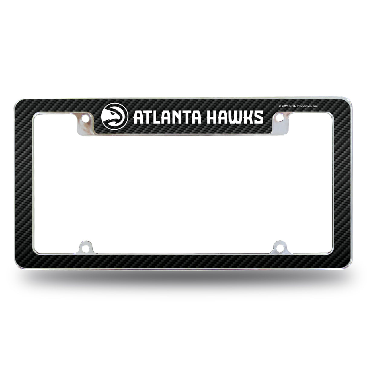 NBA Atlanta Hawks All Over Chrome License Plate Frame Fan Gear NBA Atlanta Hawks