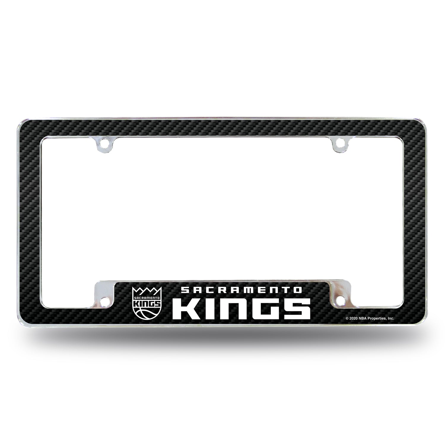 NBA Sacramento Kings All Over Chrome License Plate Frame Fan Gear NBA Sacramento Kings