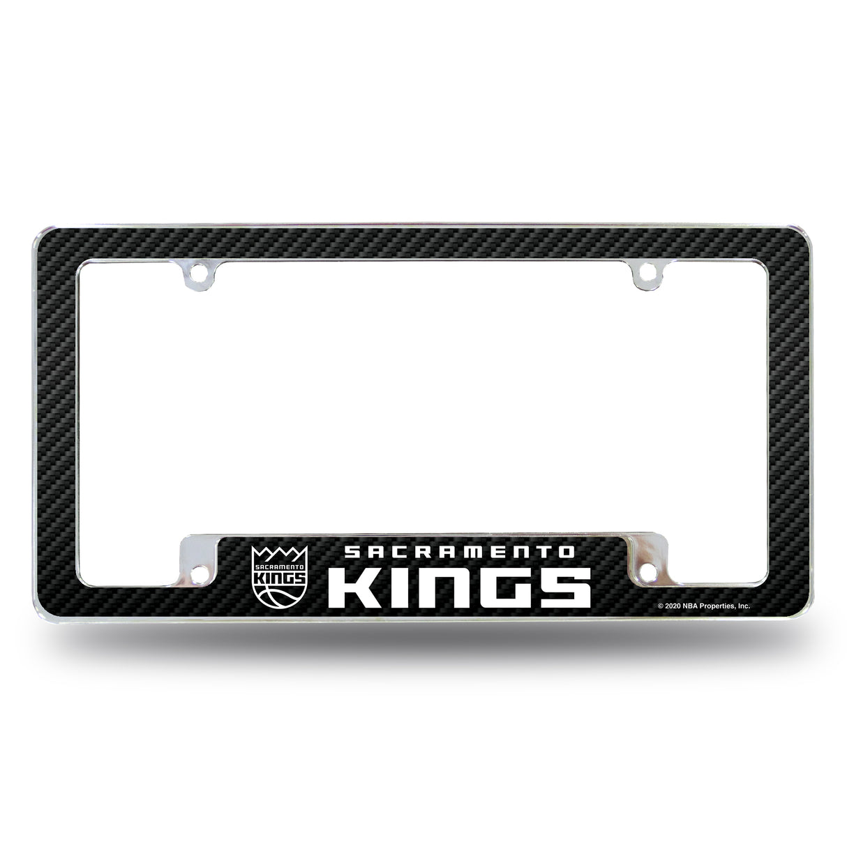 NBA Sacramento Kings All Over Chrome License Plate Frame Fan Gear NBA Sacramento Kings