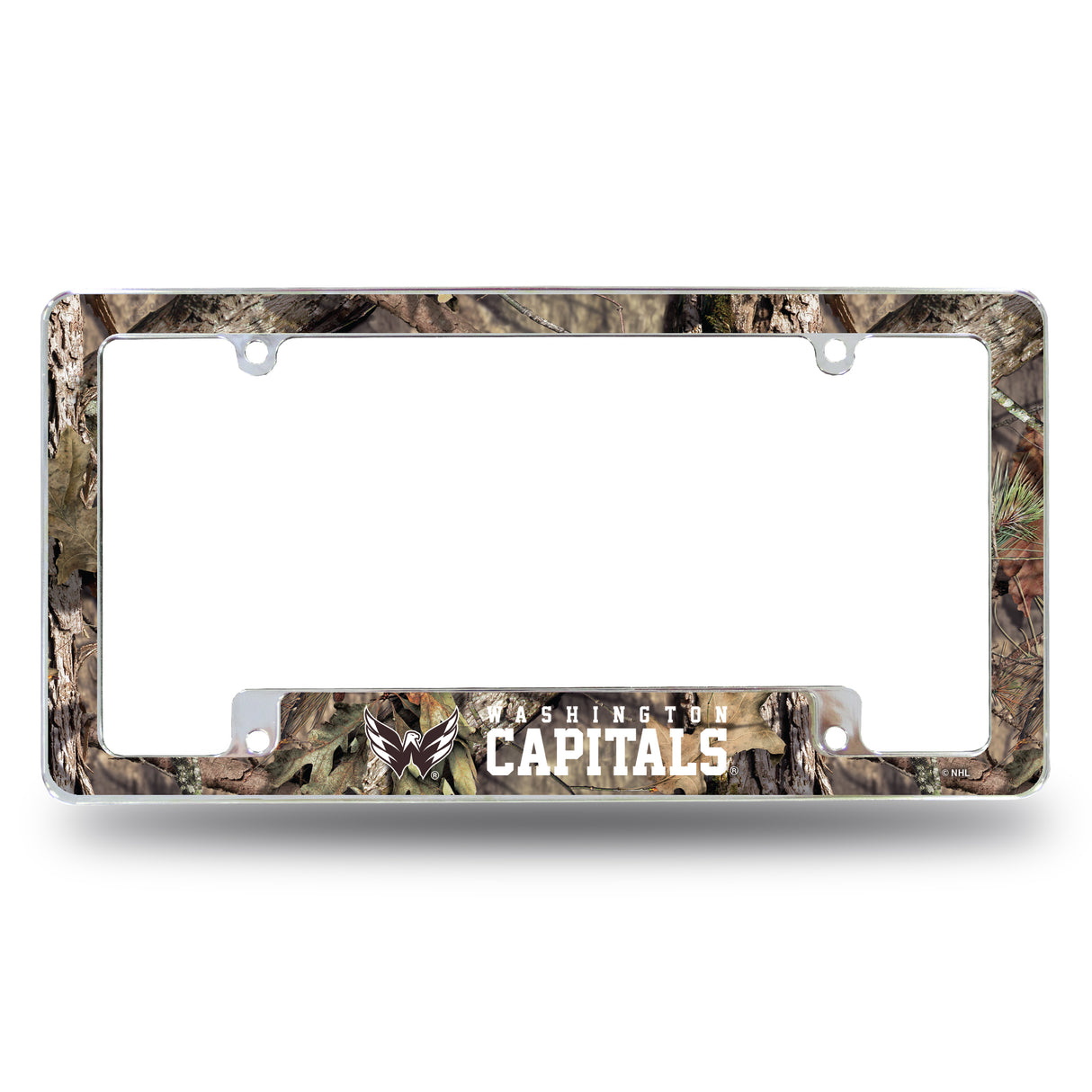 NHL Washington Capitals All Over Chrome License Plate Frame Fan Gear NHL Washington Capitals