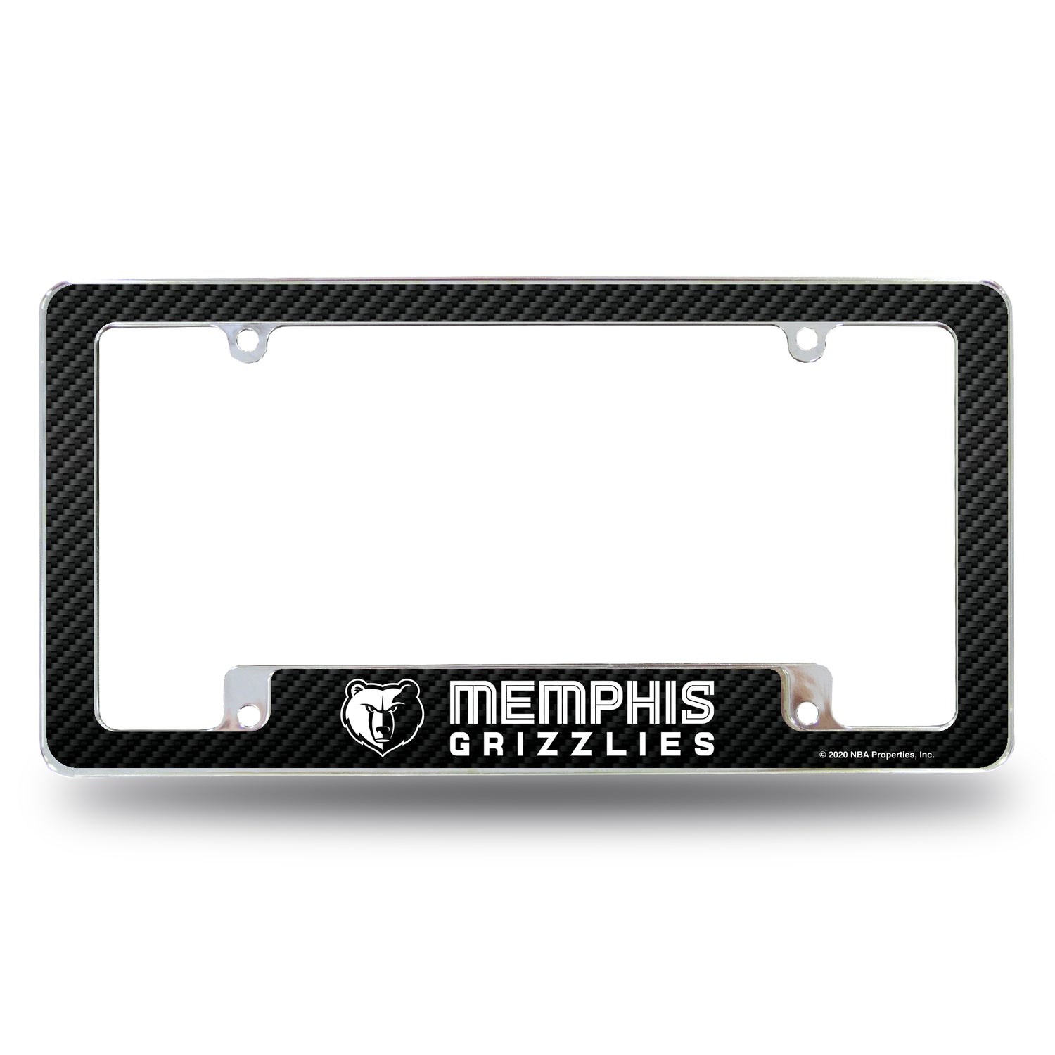 NBA Memphis Grizzlies All Over Chrome Frame Fan Gear NBA Memphis Grizzlies