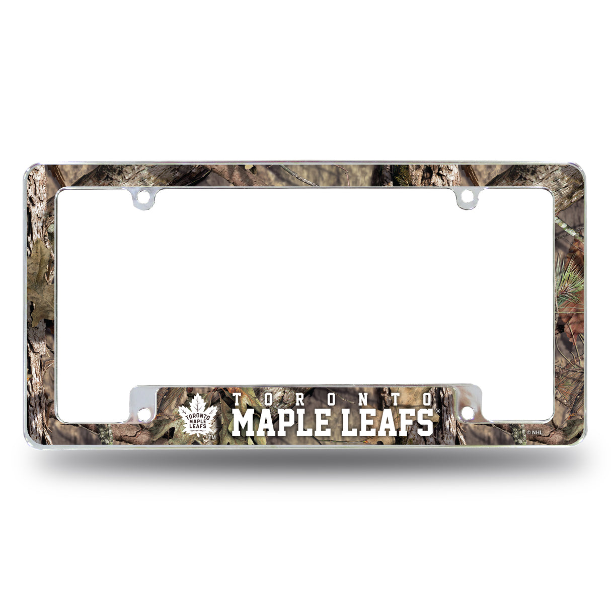 NHL Toronto Maple Leafs All Over Chrome License Plate Frame Fan Gear NHL Toronto Maple Leafs