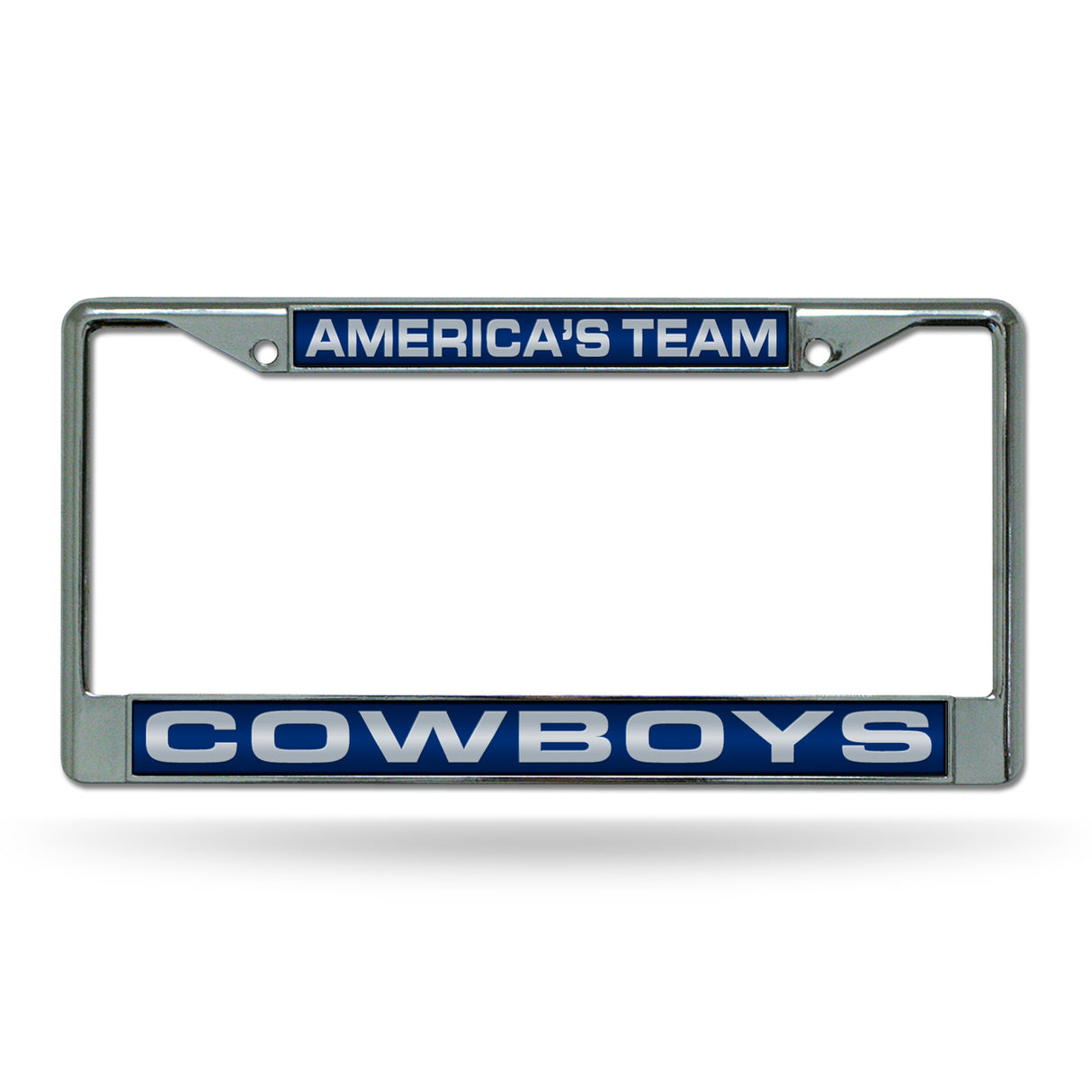 NFL Dallas Cowboys Laser Cut Chrome License Plate Frame Fan Gear NFL Dallas Cowboys