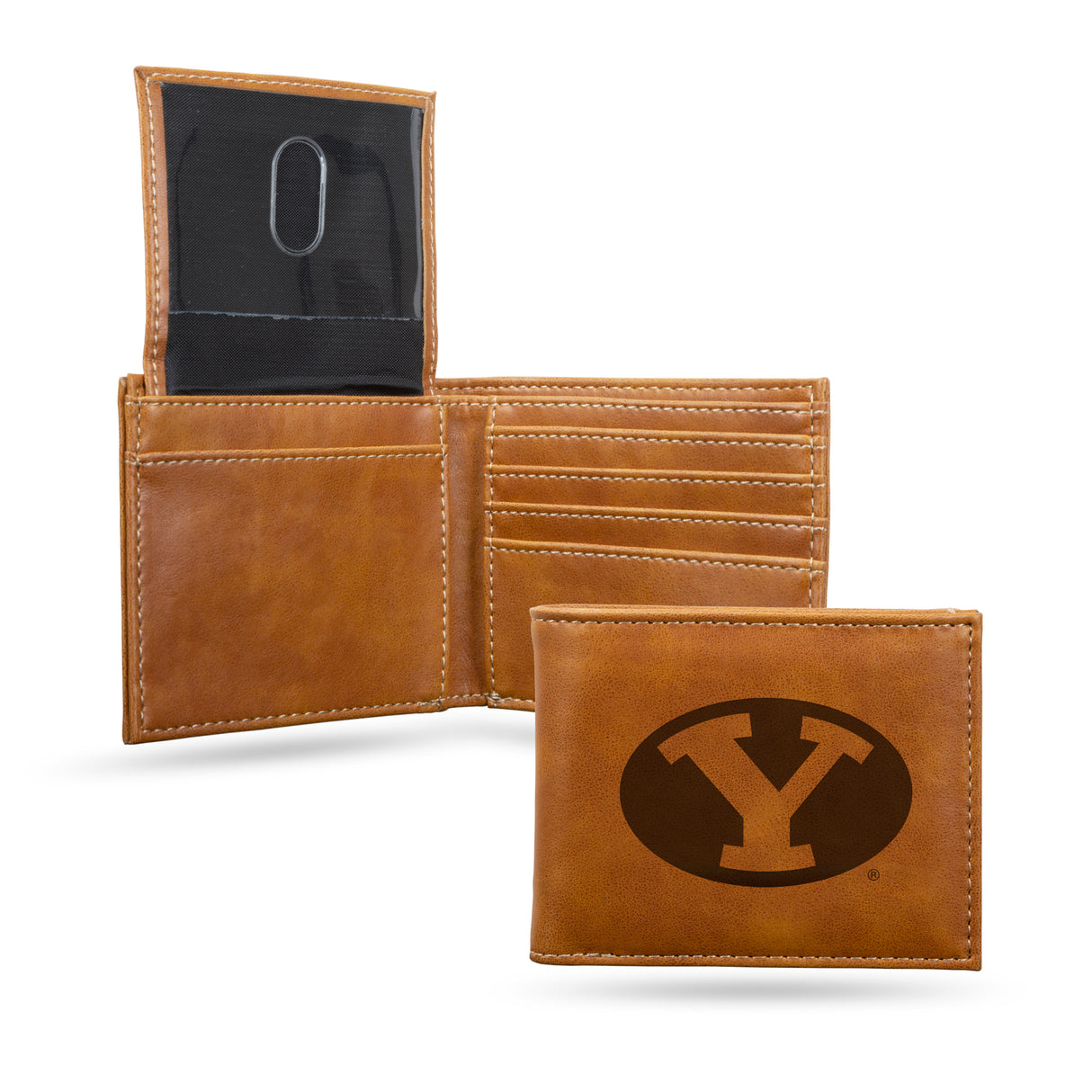 NCAA BYU Cougars Laser Engraved Bill-Fold Fan Gear NCAA BYU Cougars