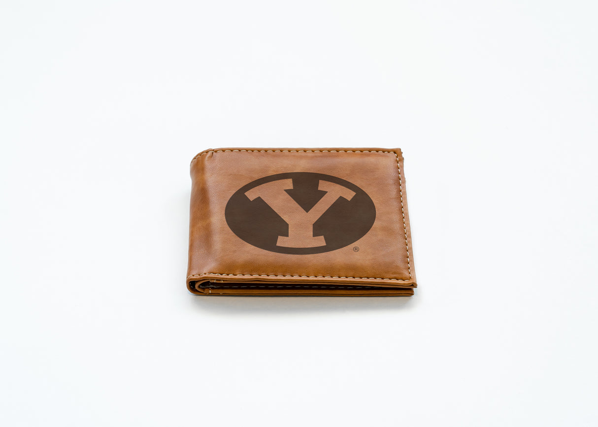 NCAA BYU Cougars Laser Engraved Bill-Fold Fan Gear NCAA BYU Cougars