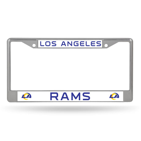 NFL Los Angeles Rams Chrome License Plate Frame Fan Gear NFL Los Angeles Rams