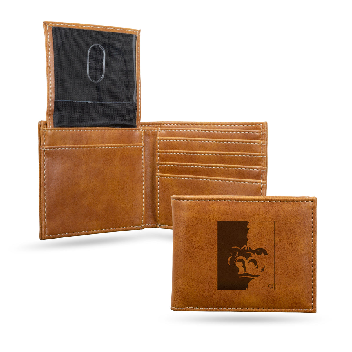 NCAA Pittsburg State Gorillas Laser Engraved Bill-Fold Fan Gear NCAA Pittsburg State Gorillas