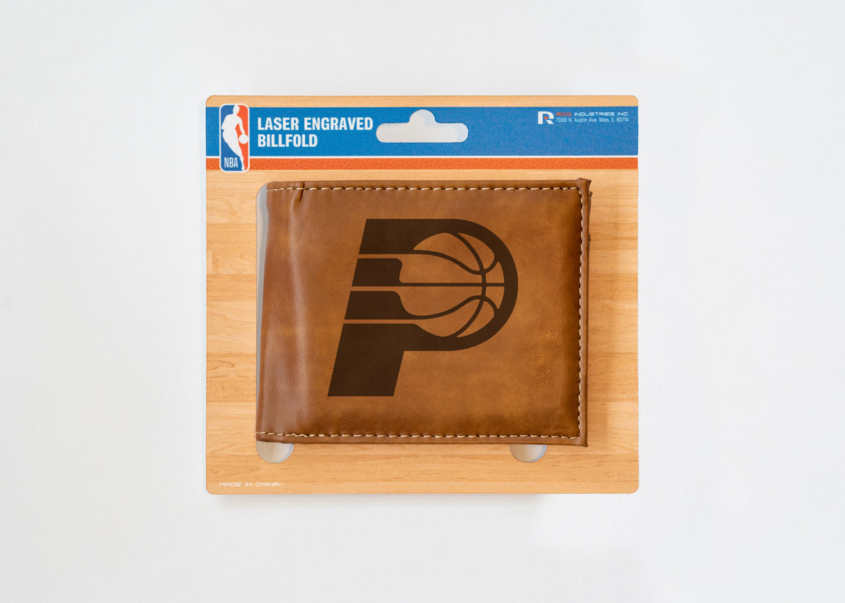 NBA Indiana Pacers Laser Engraved Bill-Fold Fan Gear NBA Indiana Pacers