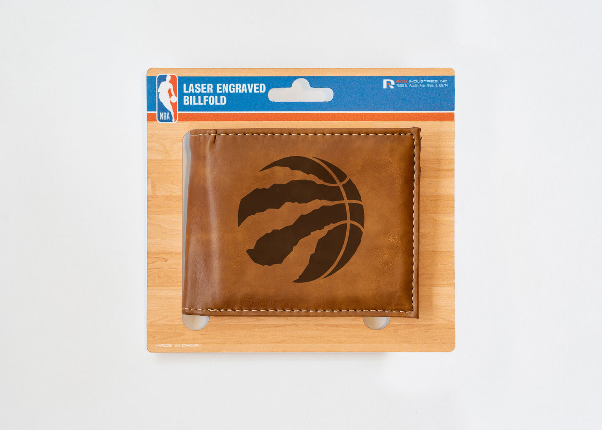 NBA Toronto Raptors Laser Engraved Bill-Fold Fan Gear NBA Toronto Raptors