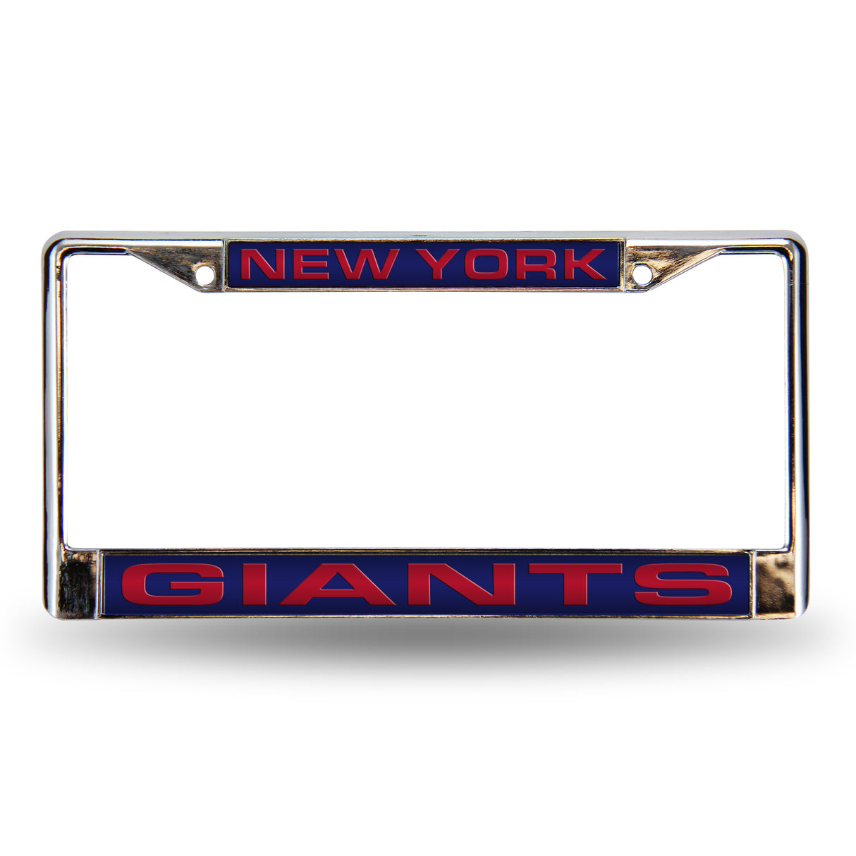 NFL New York Giants Laser Cut Chrome License Plate Frame Fan Gear NFL New York Giants