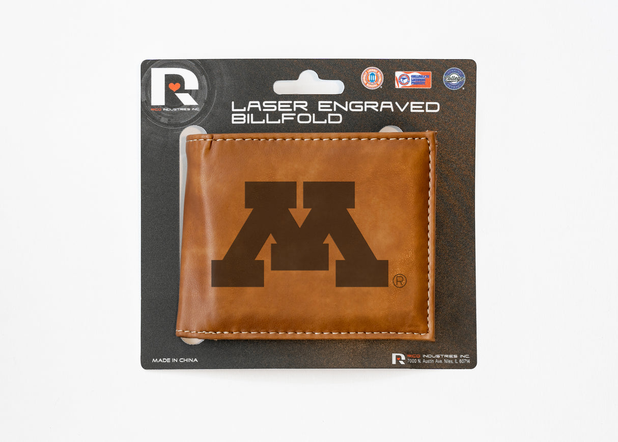 NCAA Minnesota Golden Gophers Laser Engraved Bill-Fold Fan Gear NCAA Minnesota Golden Gophers