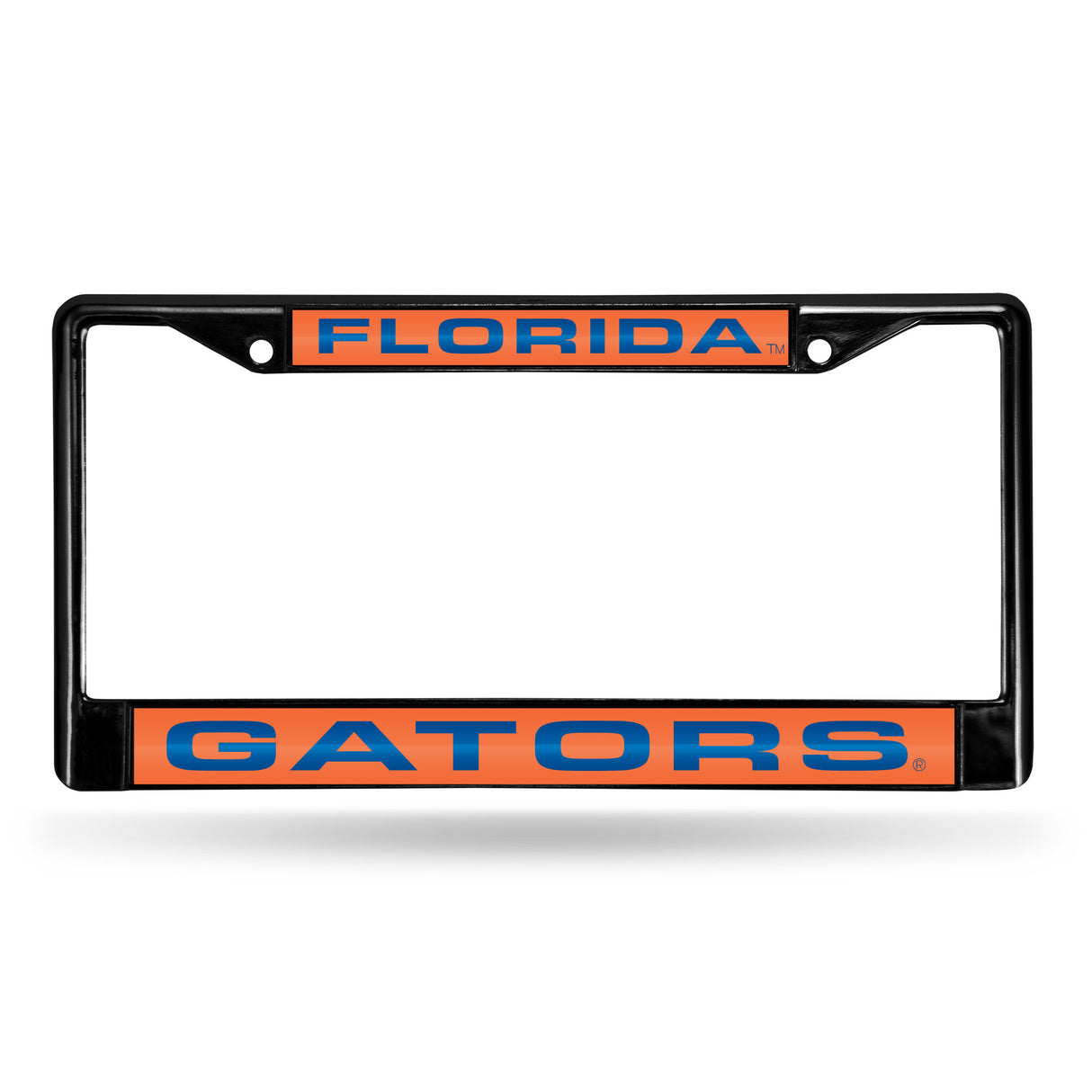 NCAA Florida Gators Laser Cut Black Chrome License Plate Frame Fan Gear NCAA Florida Gators