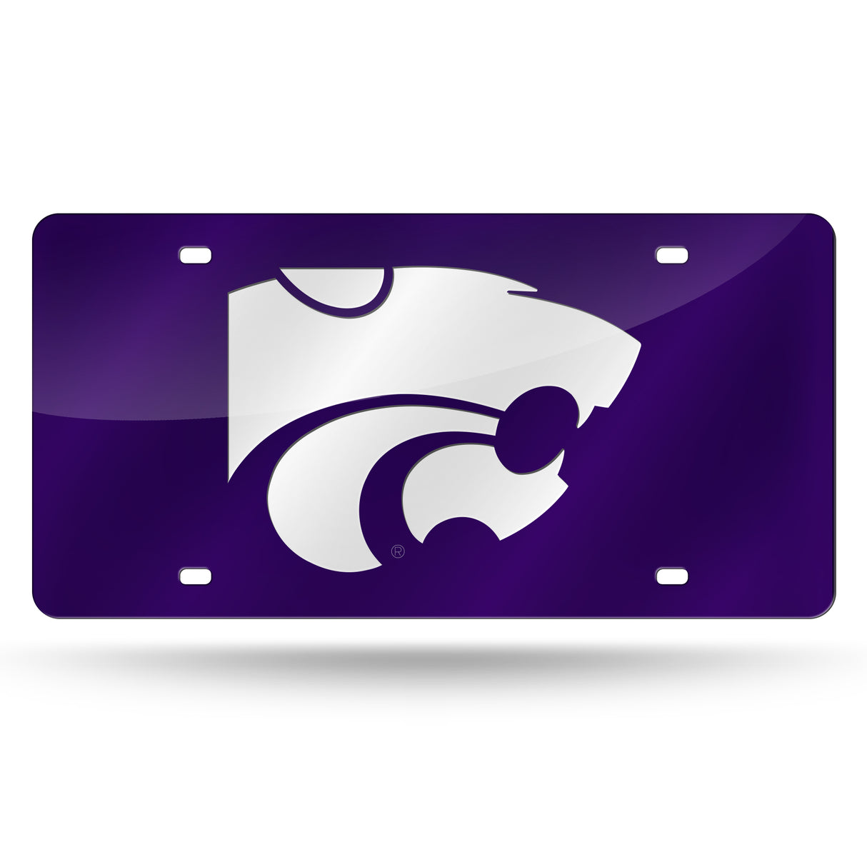 NCAA Kansas State Wildcats - KSU Laser Cut Automobile Tag Fan Gear NCAA Kansas State Wildcats