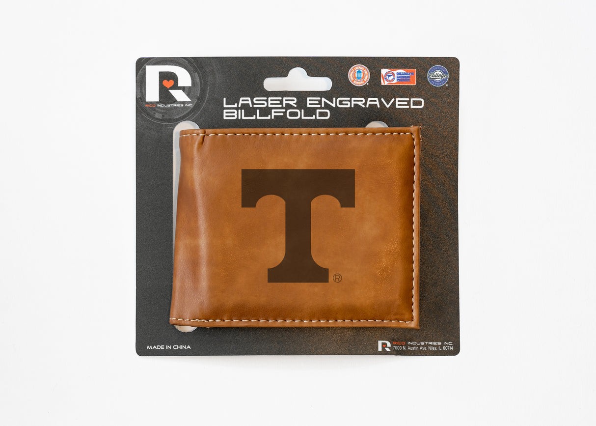 NCAA Tennessee Volunteers Laser Engraved Bill-Fold Fan Gear NCAA Tennessee Volunteers