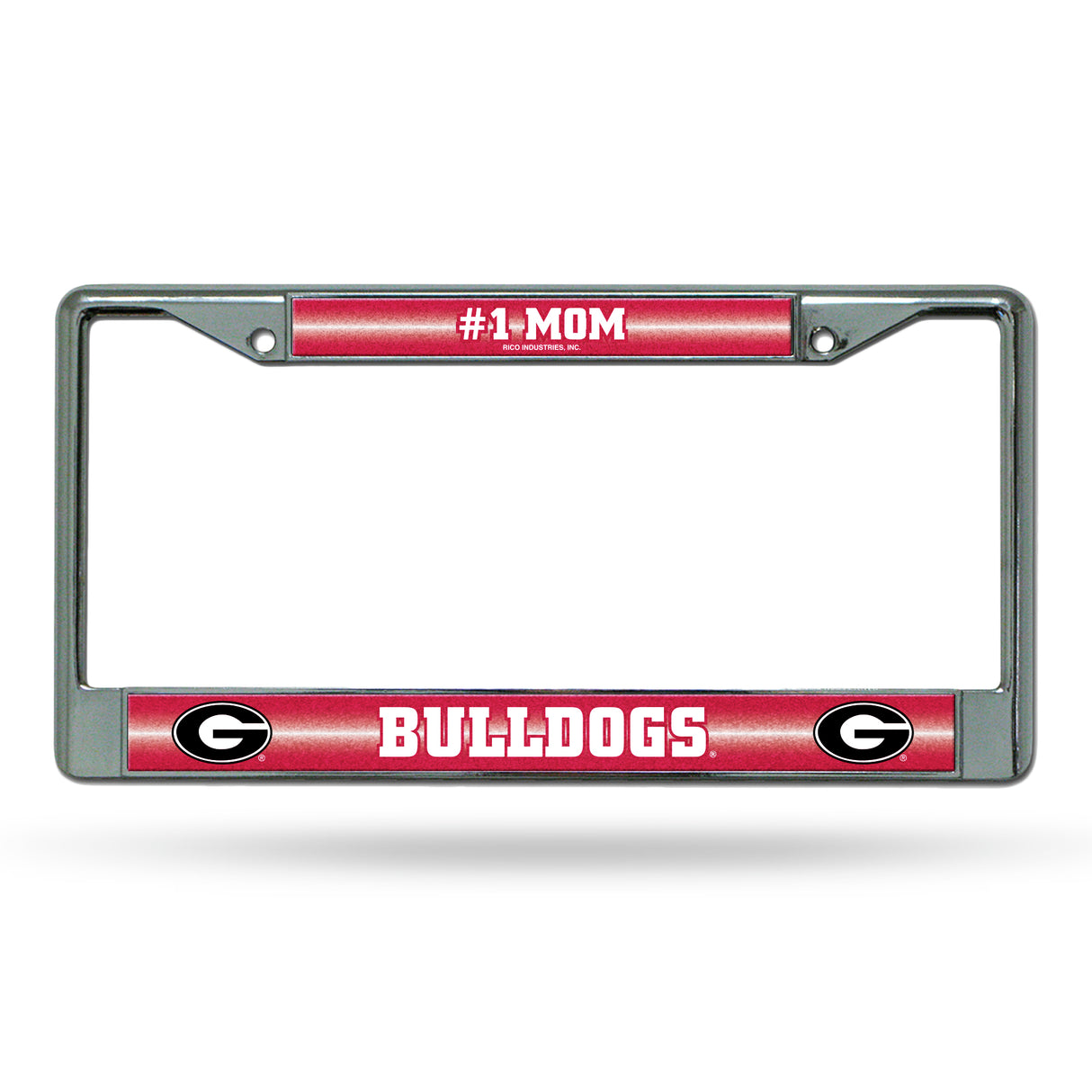 NCAA Georgia Bulldogs Chrome Glitter License Plate Frame Fan Gear NCAA Georgia Bulldogs