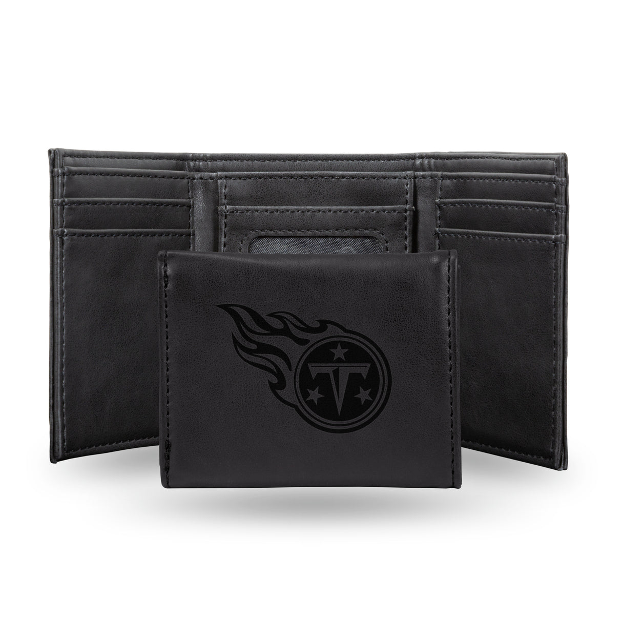 NFL Tennessee Titans Laser Engraved Trifold Wallet Fan Gear NFL Tennessee Titans
