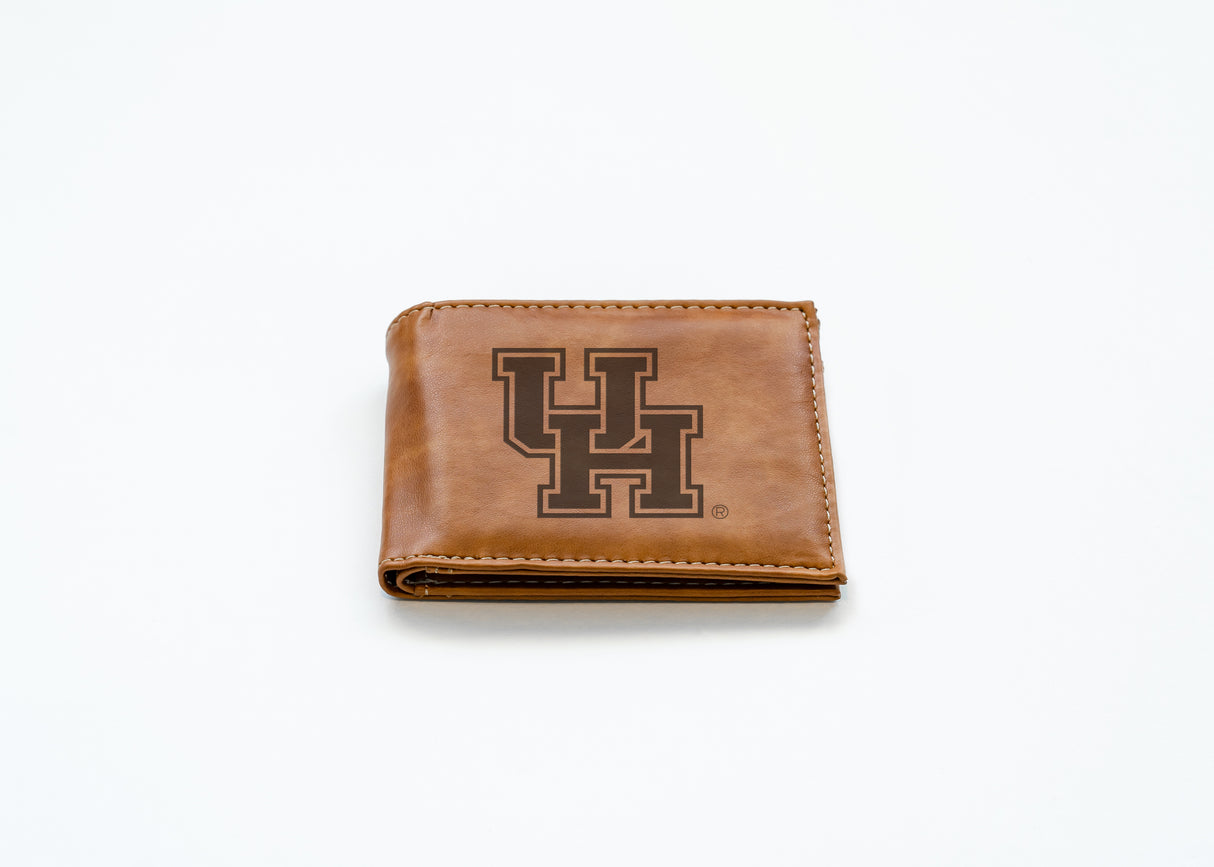 NCAA Houston Cougars Laser Engraved Bill-Fold Fan Gear NCAA Houston Cougars