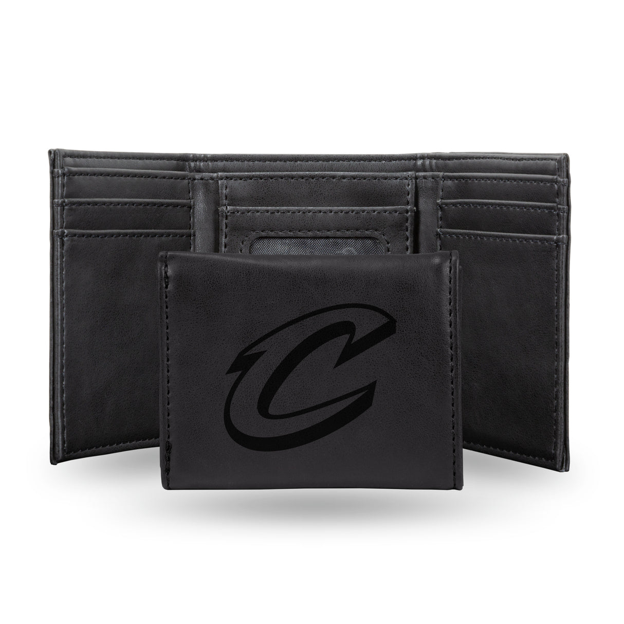 NBA Cleveland Cavaliers Laser Engraved Trifold Wallet Fan Gear NBA Cleveland Cavaliers